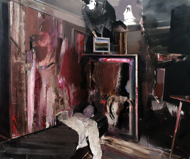 エイドリアン・ゲーニー《THE COLLECTOR 4》2009年(c)Adrian Ghenie Courtesy of Galeria Plan B