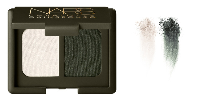 NARS デュオアイシャドー（シマリングフロスト × ディープフォレストグリーン/4,200円）