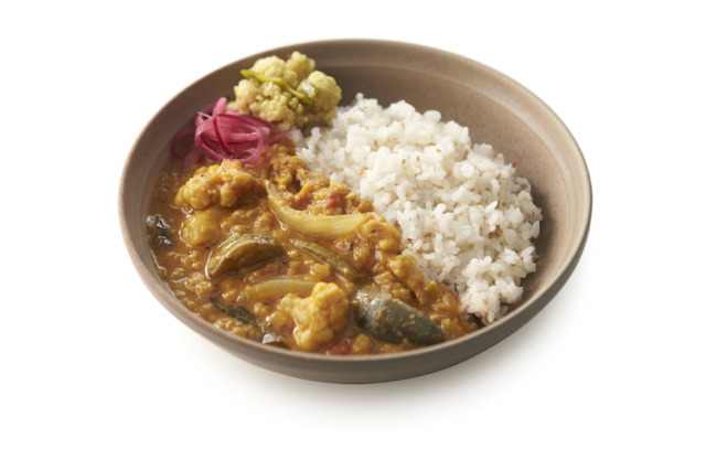 サンバール（豆と野菜のスパイスカレー）