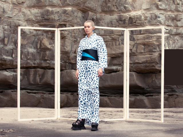 LEOPARD YUKATA（ホワイト/3万5,000円）