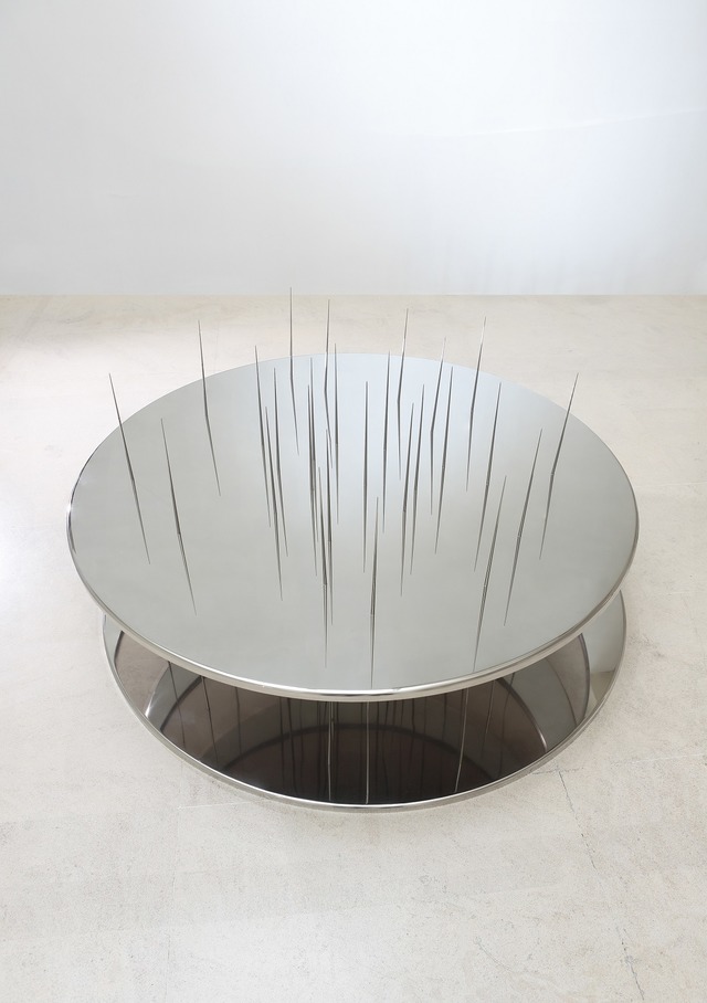 Trans｜2012　Metal, stainless steel ｜140 x 65 cm　