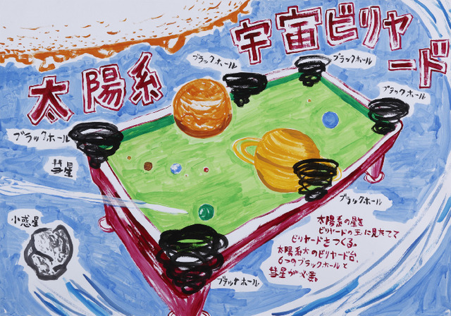 西野 達「Solar system billiards(2009)」（所蔵 石水美冬）