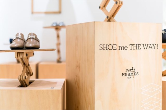 エルメス ウィメンズシューズ期間限定ブティック「SHOE me THE WAY」