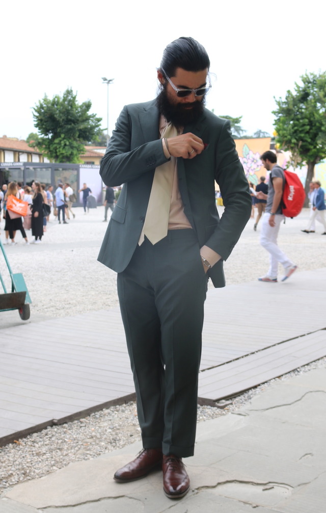 PITTI UOMO92会場スナップ