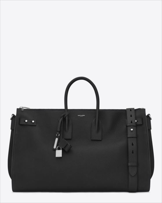 DUFFLE 48 SAC DE JOUR SOUPLE IN BLACK GRAINED LEATHER.（33万9,000円）