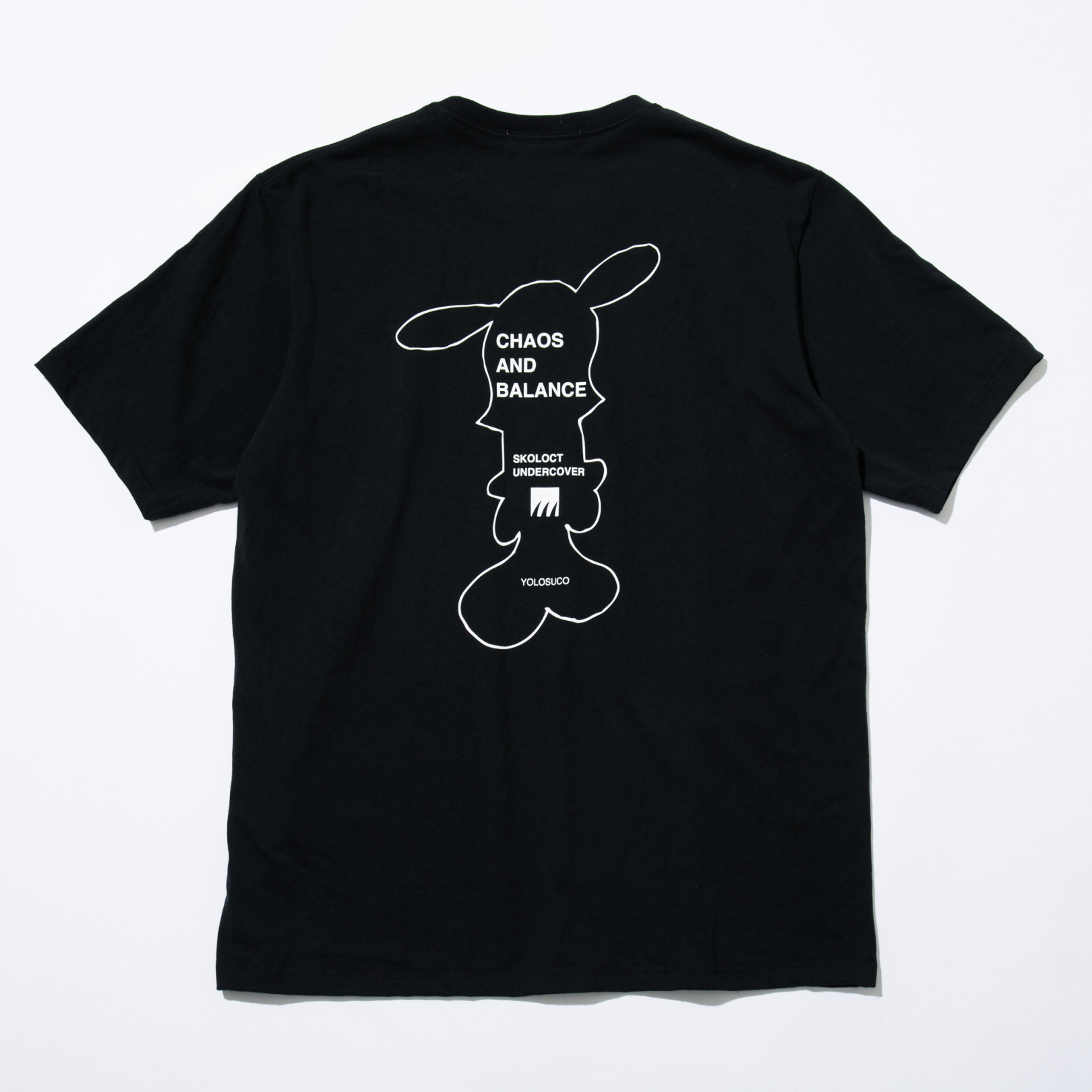 UNDERCOVER x SKOLOCT「半袖Tシャツ/White, Black」（1万円）
