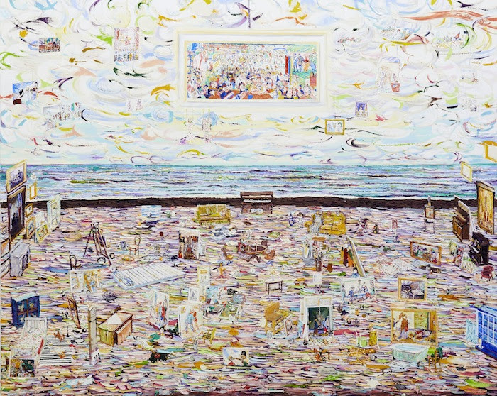 James Ensor's Studio 2015 oil on canvas 181.8 × 227.3 cm