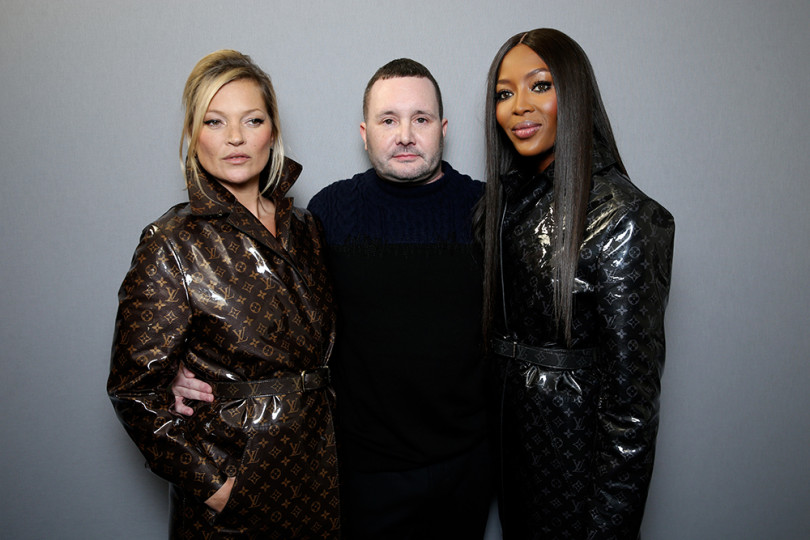 ケイト・モス（Kate Moss）、キム・ジョーンズ（Kim Jones）、ナオミ・キャンベル（Naomi Campbell）