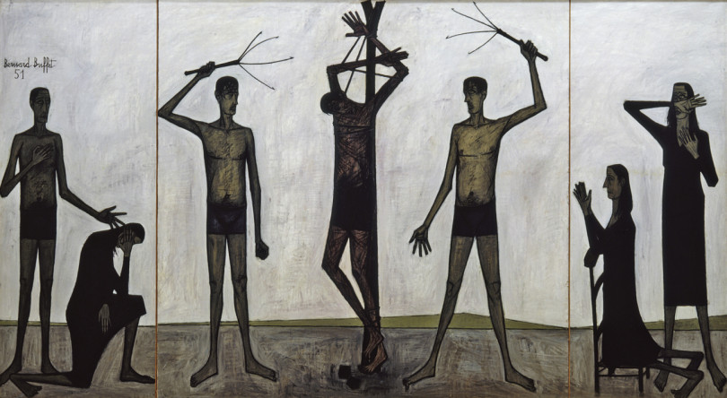 ベルナール・ビュフェ  《キリストの受難：笞刑》 1951  油彩、カンヴァス