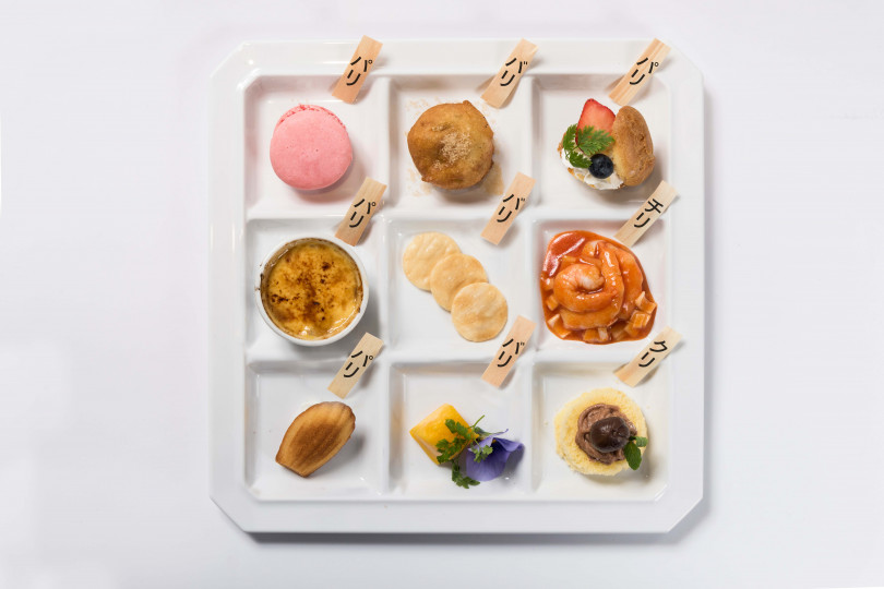 「YOKO FUCHIGAMIのパリ・バリ デザートプレート」（1,190円）