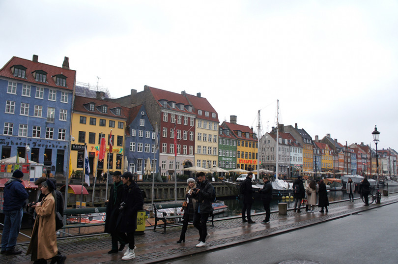コペンハーゲンの街並み