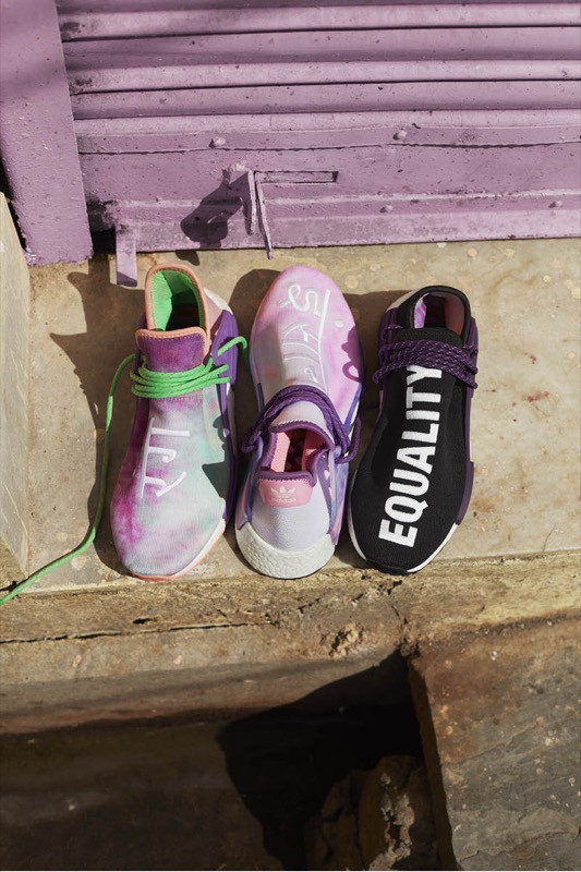 「adidas Originals = Pharrell Williams Hu Holi Powder Dye」