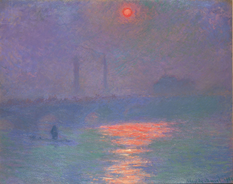 クロード・モネ『霧の中の太陽』1904年