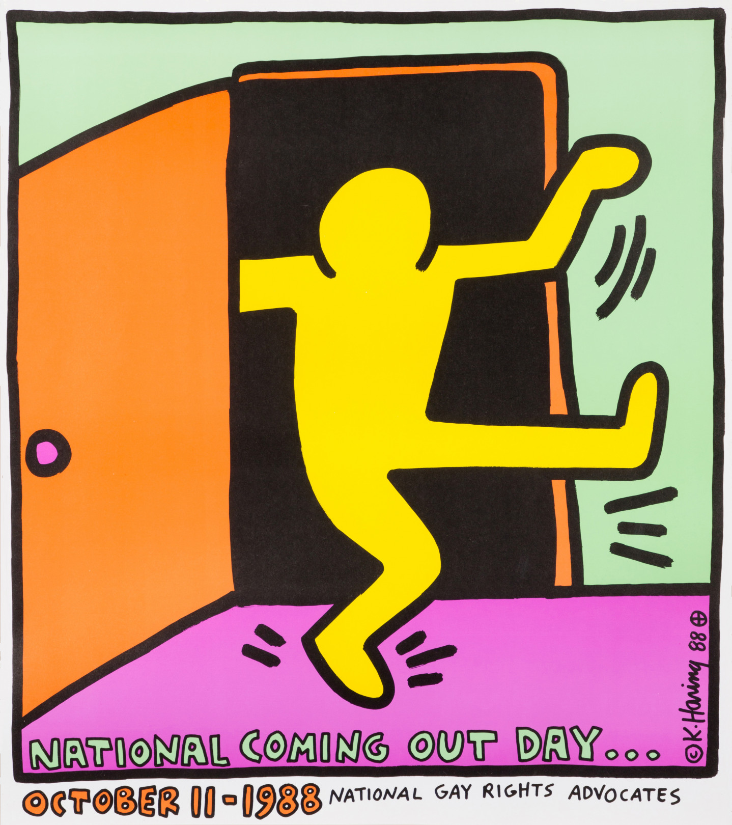 ポスター「National Coming Out Day…」1988