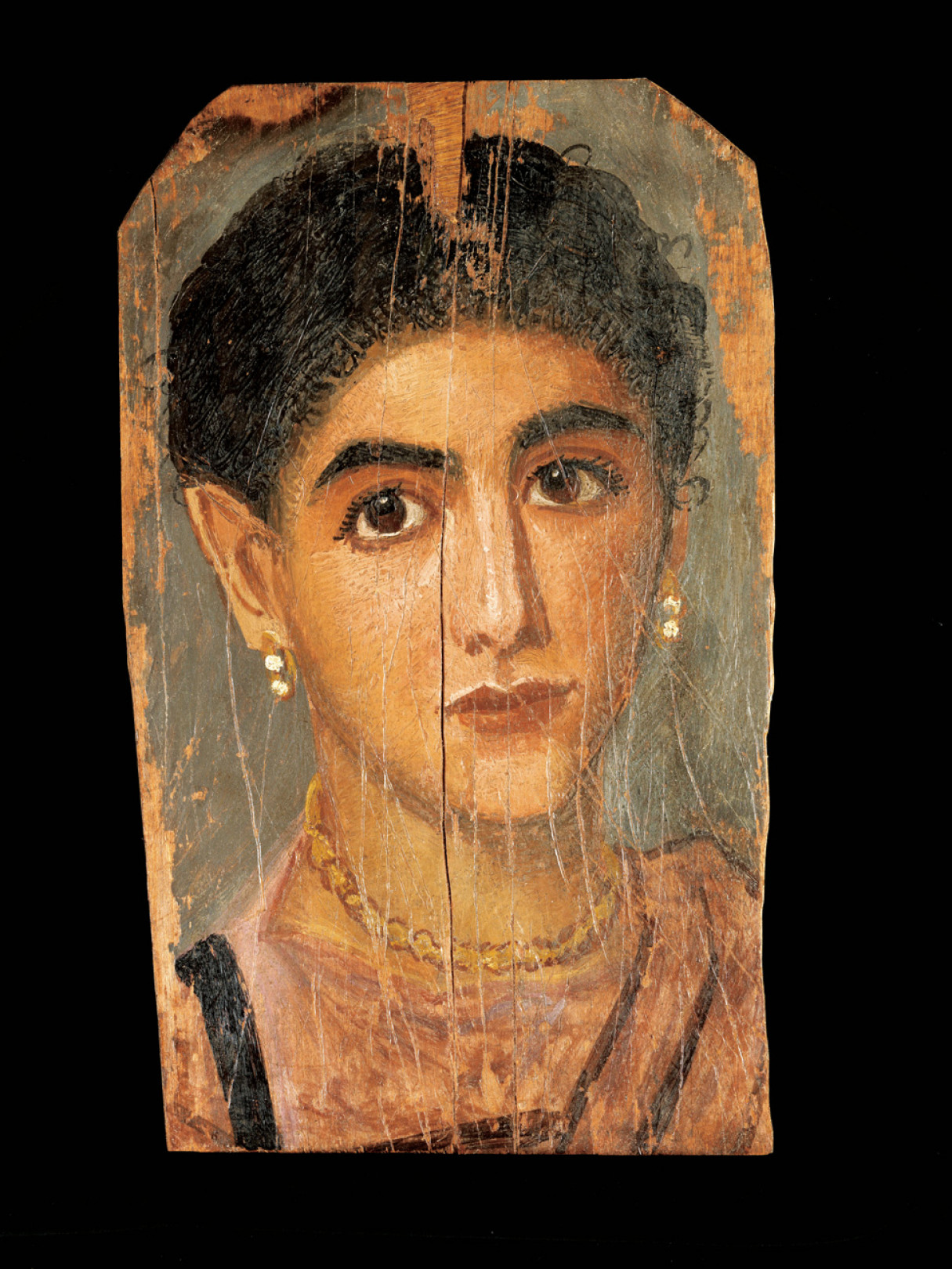 《女性の肖像》2世紀後半 エジプト、テーベ（？）出土