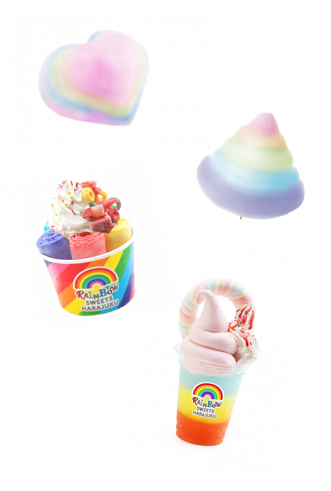 世界初のレインボースイーツ専門店「レインボースイーツ ハラジュク（RAINBOW SWEETS HARAJUKU）」