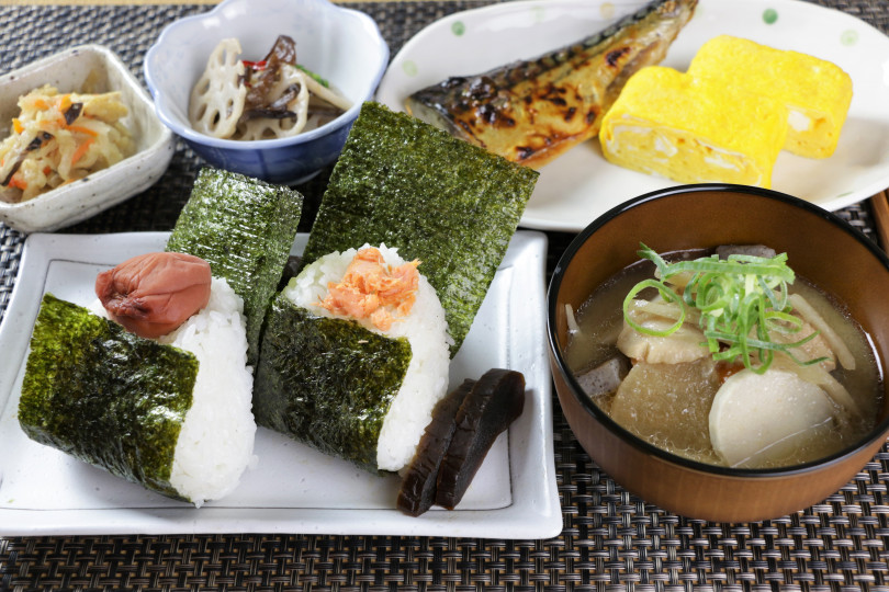 神奈川米のおにぎり朝食「神奈川米のおにぎり朝食」（数量限定）