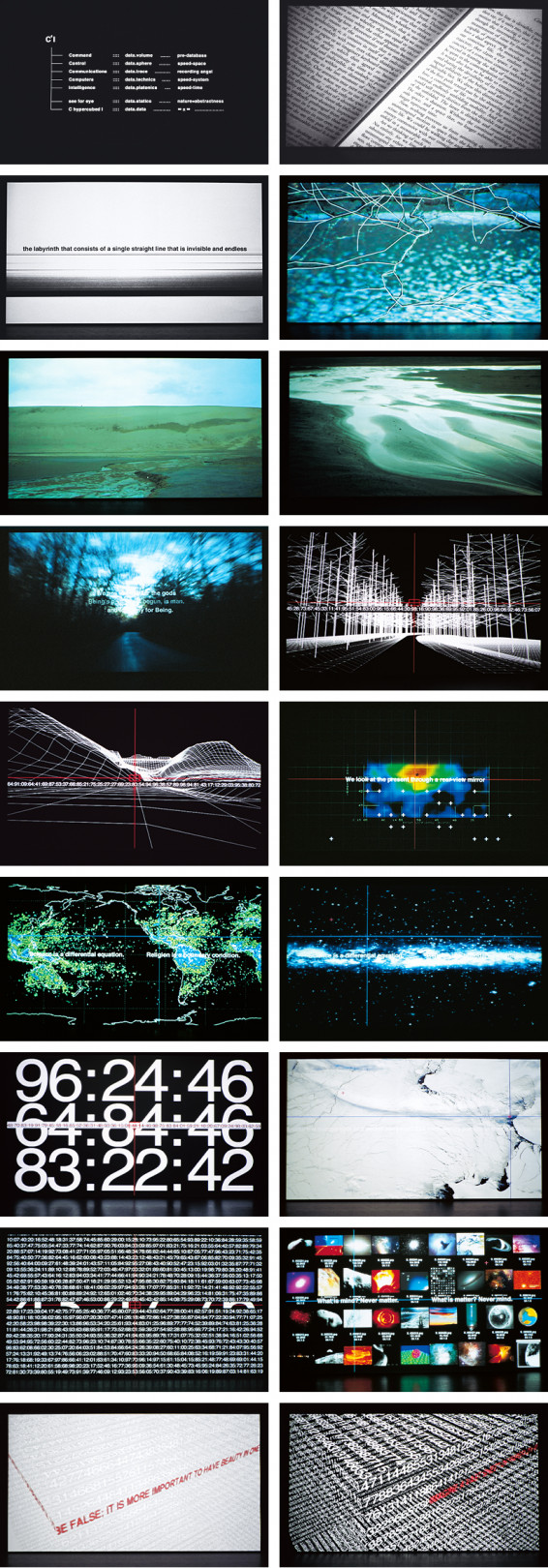 C⁴I , audiovisual concert, 2004-06 © Ryoji Ikeda