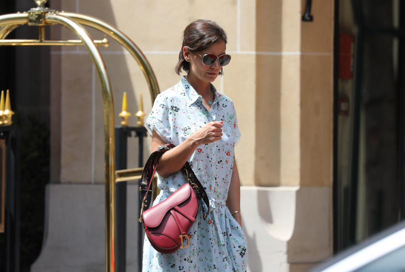 DIOR SADDLE BAG KATIE HOLMES STREETSTYLE