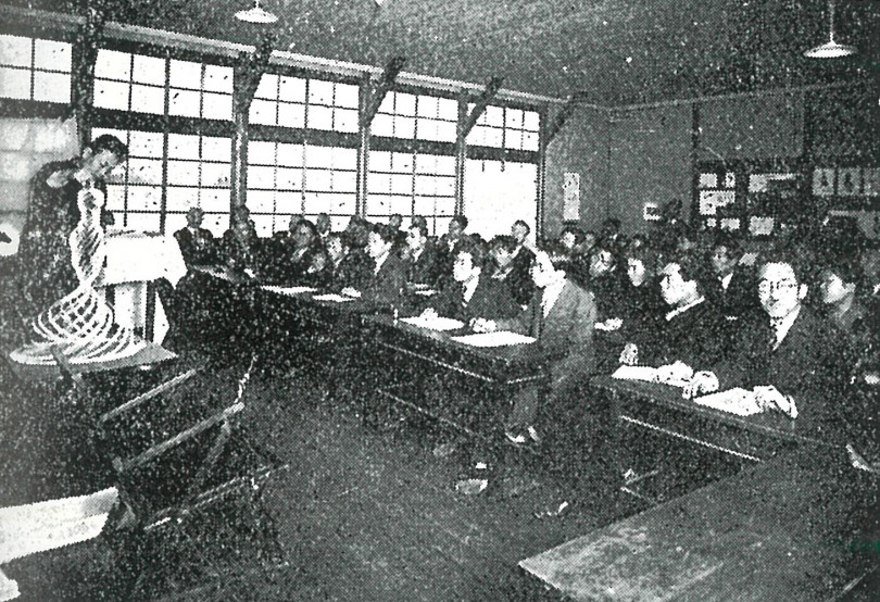 「和歌山市に於ける構成教育講習会」（『建築工芸アイシーオール』1933年3月号より）