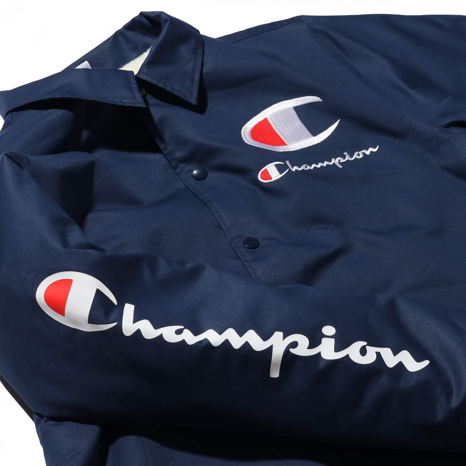 「CHAMPION x ATMOS LAB BOA COACH JACKET」（1万4,000円）