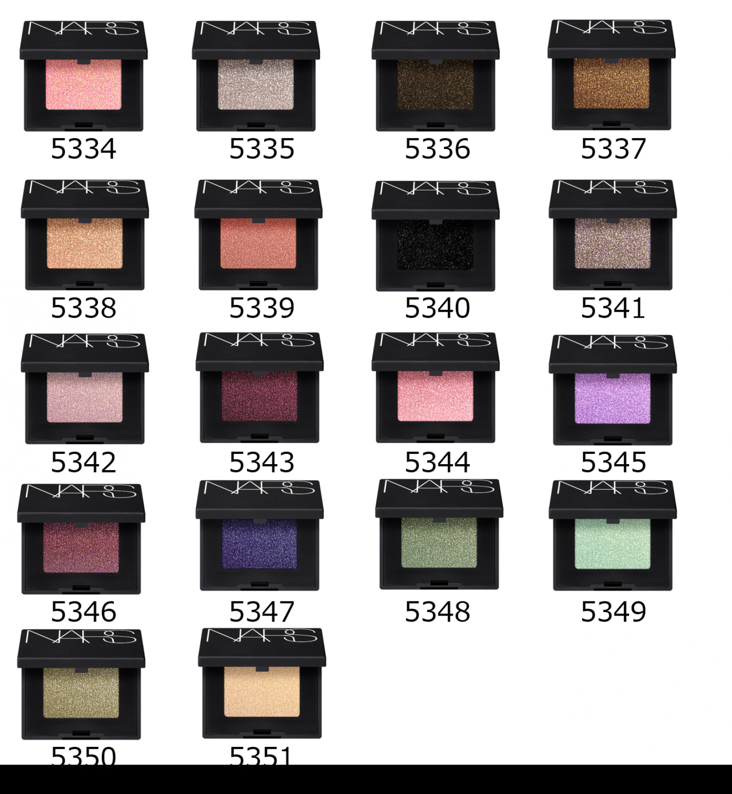 「NARS ハードワイヤードアイシャドー」（2,500円）