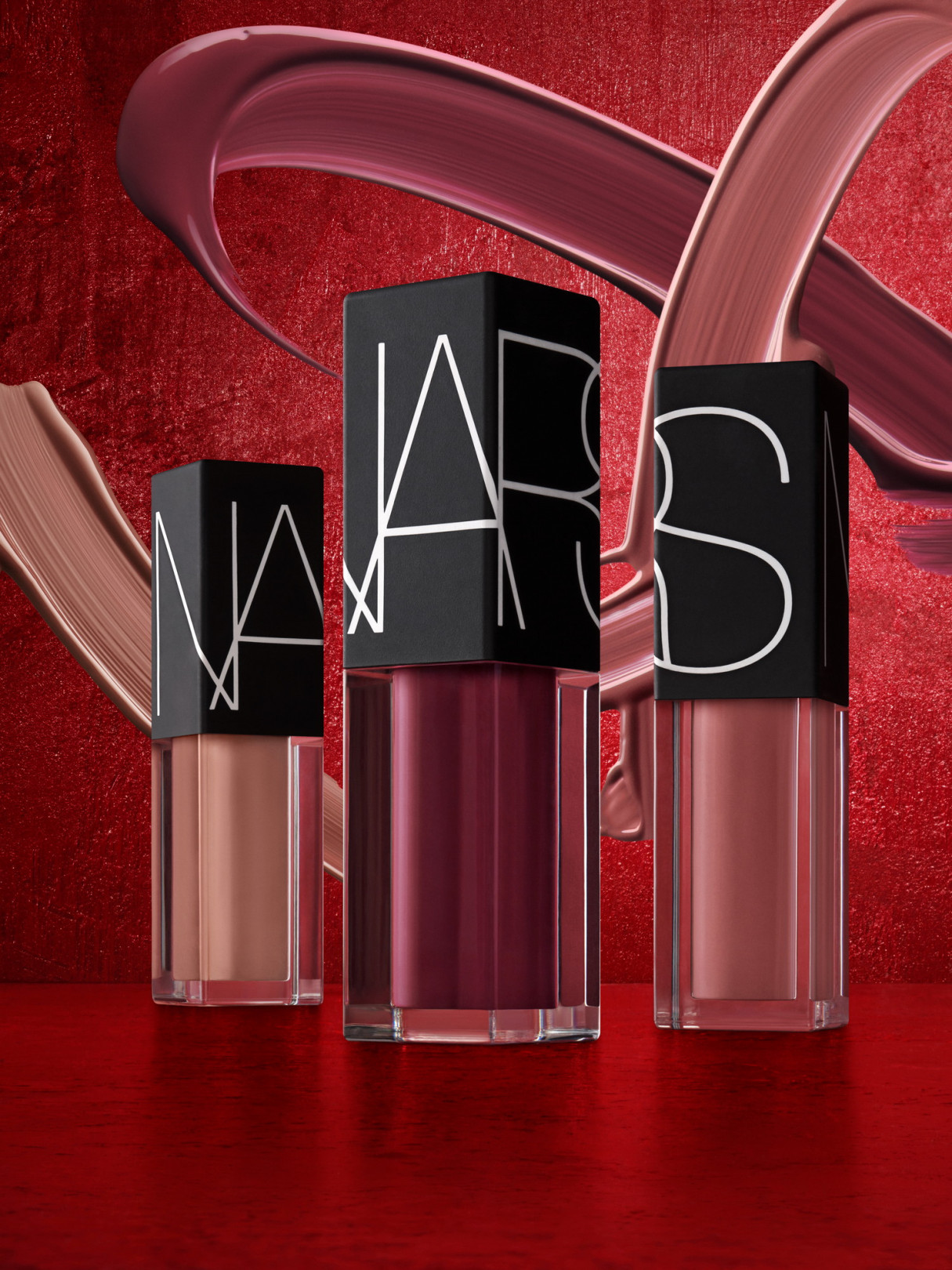 「NARS アンダーグラウンド ベルベットリップグライドセット」（各色3.4ml／3,500円）※11月22日数量限定発売／NARSカウンター、NARS Cosmetics オフィシャルサイト限定発売