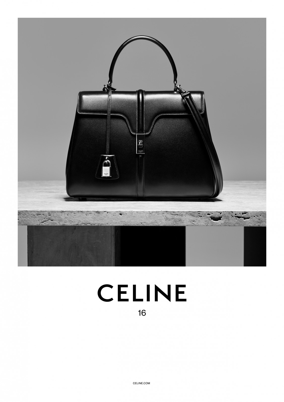 セリーヌ（CELINE）、エディ・スリマン（Hedi Slimane）によるハンドバッグ「16（セーズ）」発売