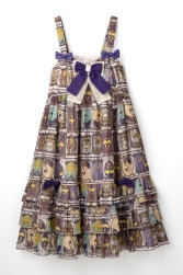 メタモルフォーゼ ハラジュク（Metamorphose HARAJUKU）「fortune tarot ハイウエストジャンパースカート」（税込3万2,184円） ※10月20日〜11月11日