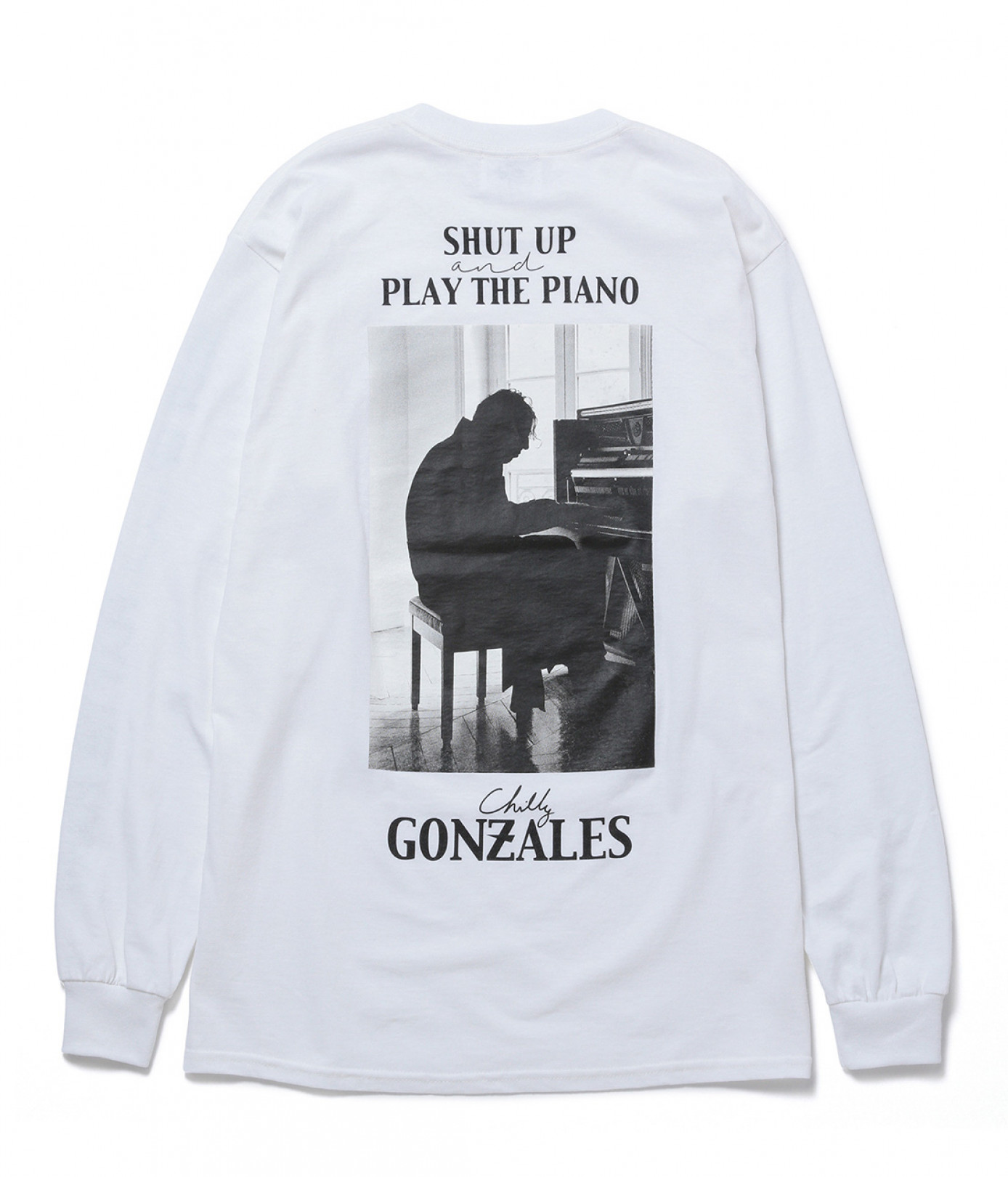 「SHUT UP AND PLAY THE PIANO LONG SLEEVE TEE」（9,800円）