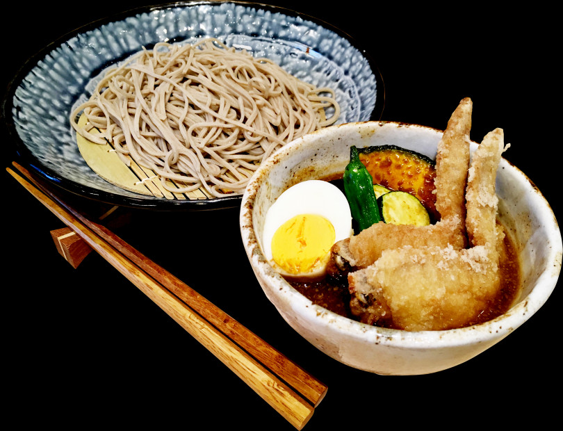 蕎麦と鶏はんさむ 下北沢スープカレー南蛮蕎麦DX