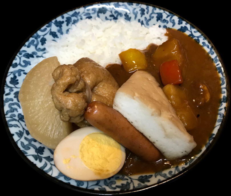 とりばか 白湯おでんカレー