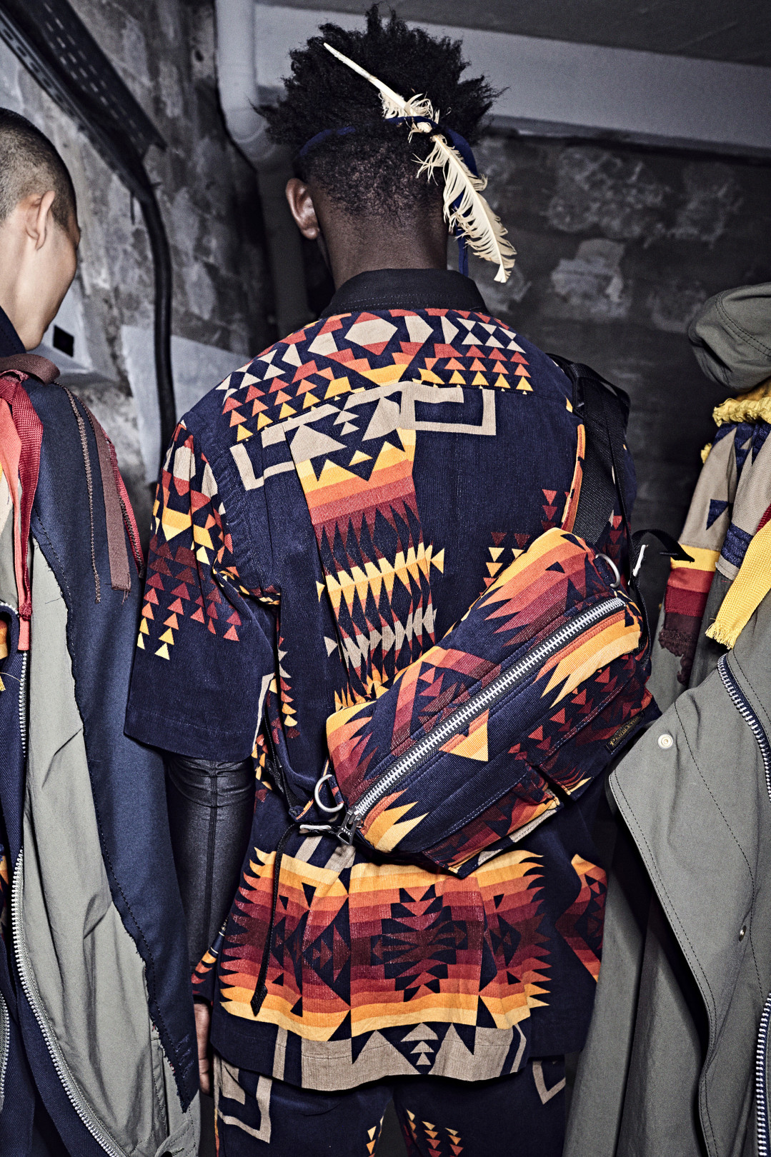 sacai pendleton ジャケット-