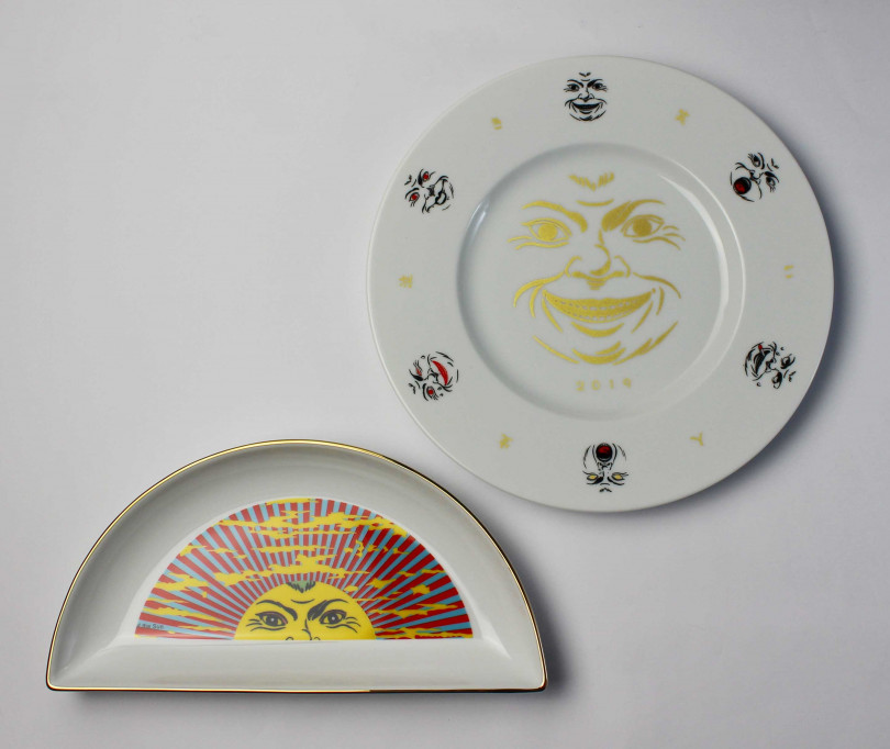 The Sun（半月プレート）、New Year Plate 2019 各1万円