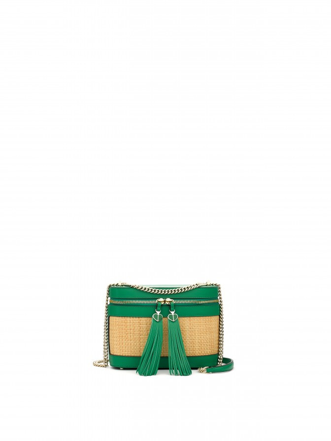 rose small crossbody in green bean（税込3万7,000円）