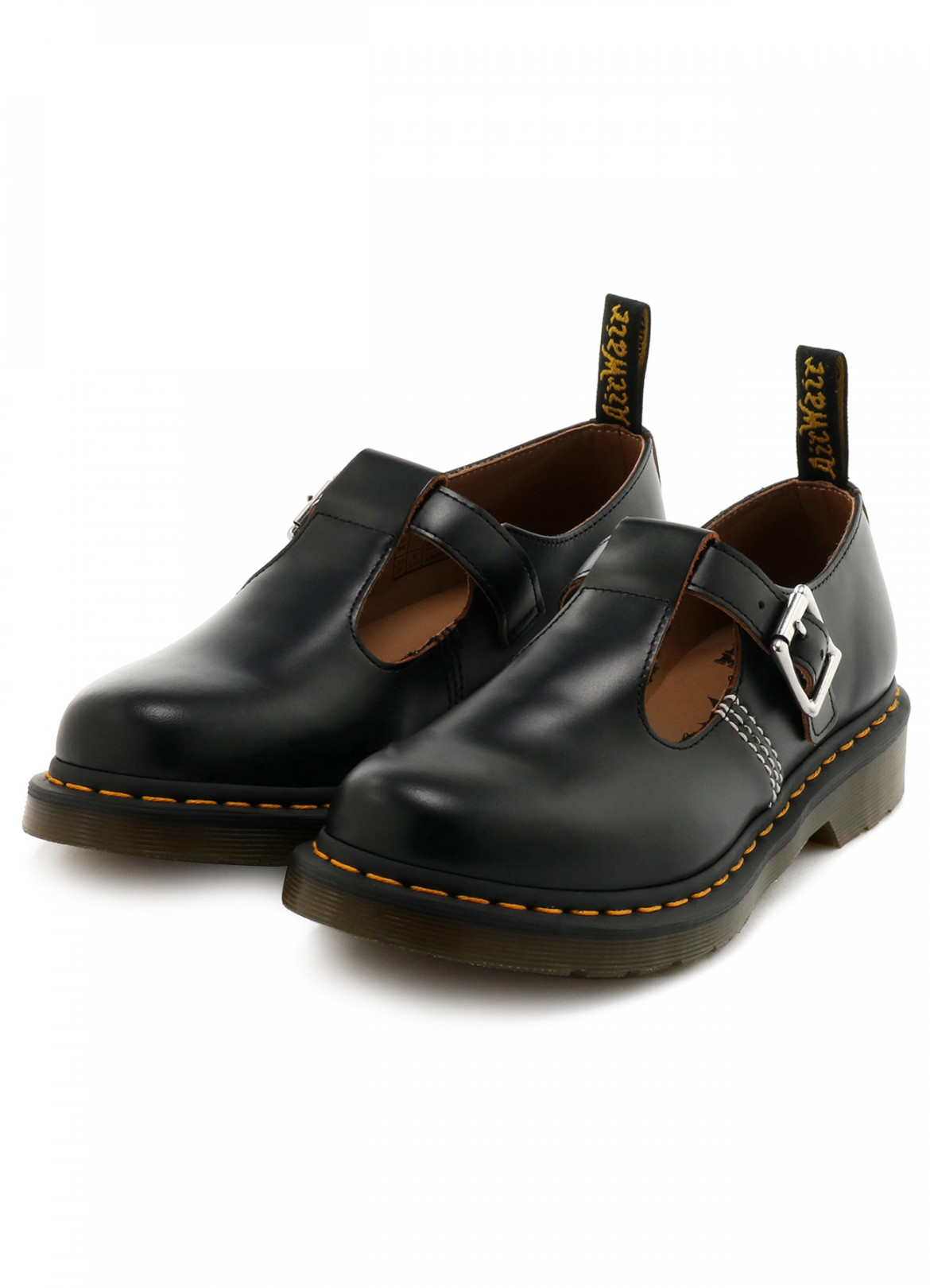 「Y’s Dr. Martens POLLEY T-BAR STRAP SHOES」（ブラック／3万8,000円）