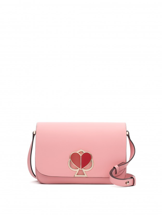 nicola twistlock medium flap shoulder in rococo pink（6万円）