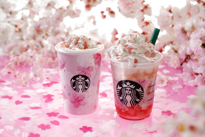 スタバから満開の桜を表現した日本限定ドリンク「さくらフルミルクラテ」、「さくらフルフラペチーノ®」や限定タンブラー＆マグカップなどが登場