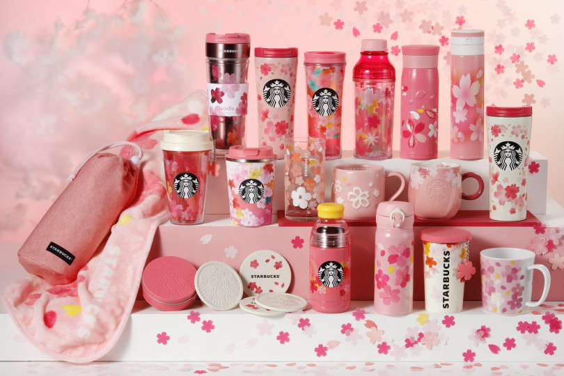 スタバから満開の桜を表現した日本限定ドリンク「さくらフルミルクラテ」、「さくらフルフラペチーノ®」や限定タンブラー＆マグカップなどが登場