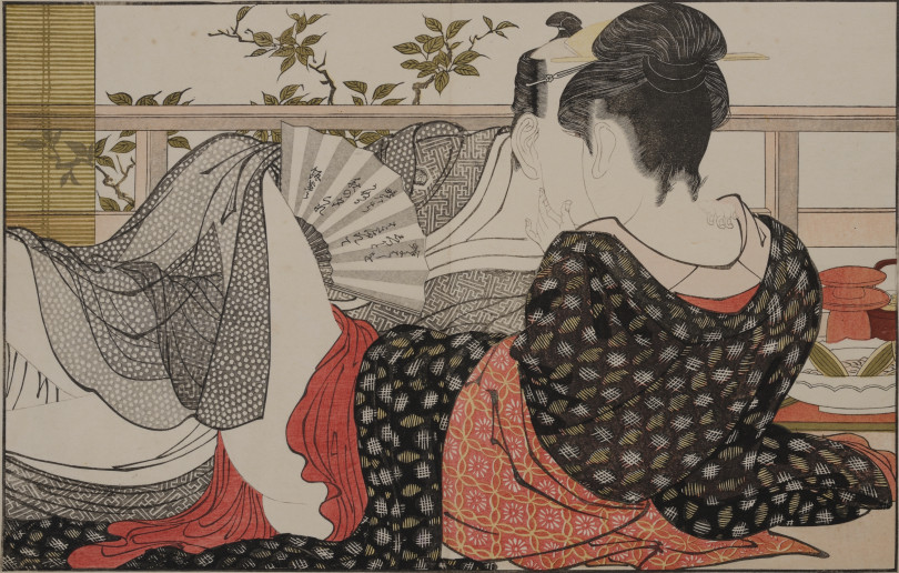 喜多川歌麿「歌まくら」天明8年（1788）