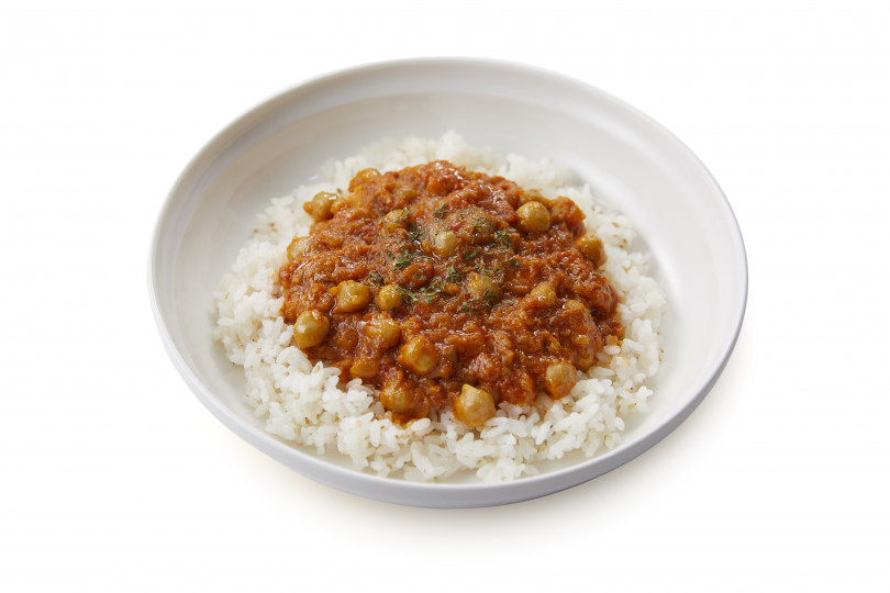 「チャナマサラ（ひよこ豆のキーマカレー）」