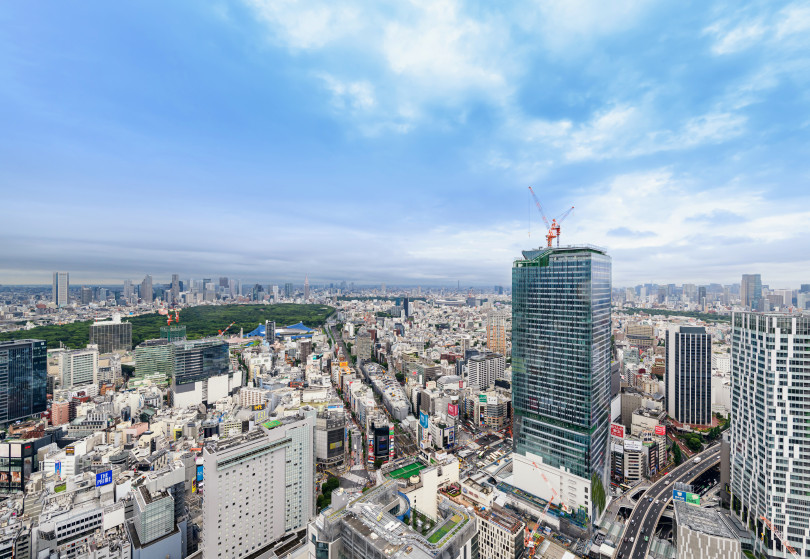 外観（渋谷の街を一望できる場所から）