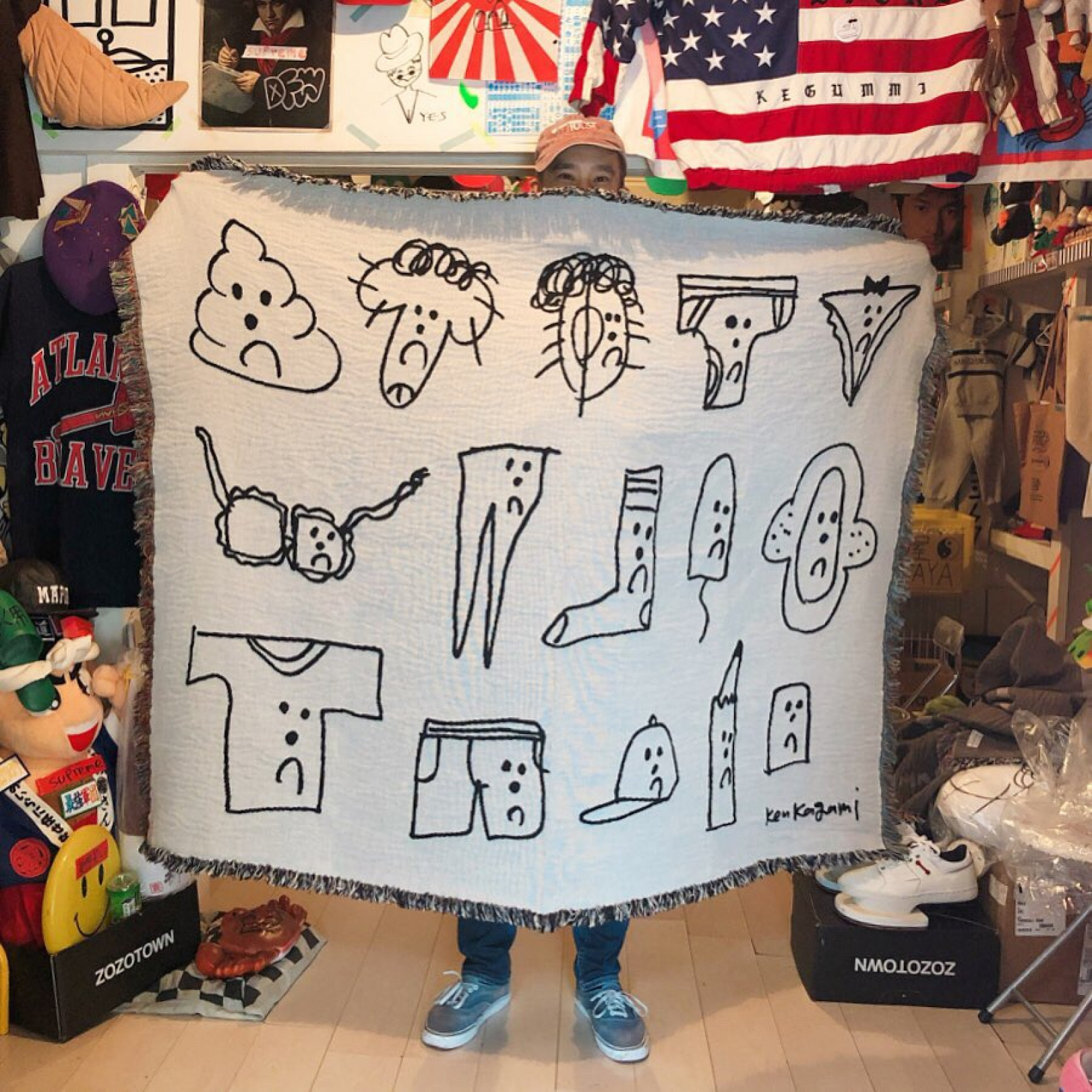 Ken Kagami × VOILLD「SEXY DRAWINGS BIG BLANKET」