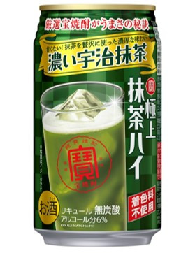 寶「極上抹茶ハイ」濃い宇治抹茶