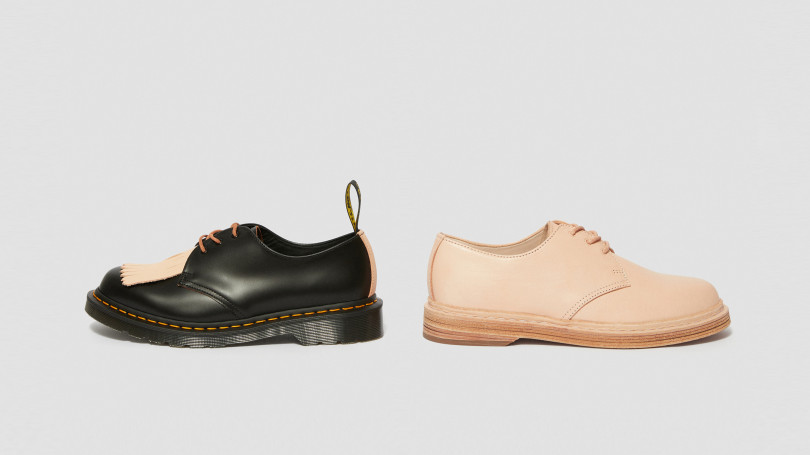 左：「1461 Hender Scheme」（5万円）、右：「manual industrial products 21 × Dr.  Martens」（5万8,000円）