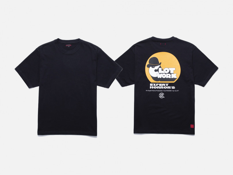 EXPERT HORROR×CLOT「CLOT WORK FACE TEE」（1万1,000円）国内では伊勢丹新宿店限定、10月31日より販売