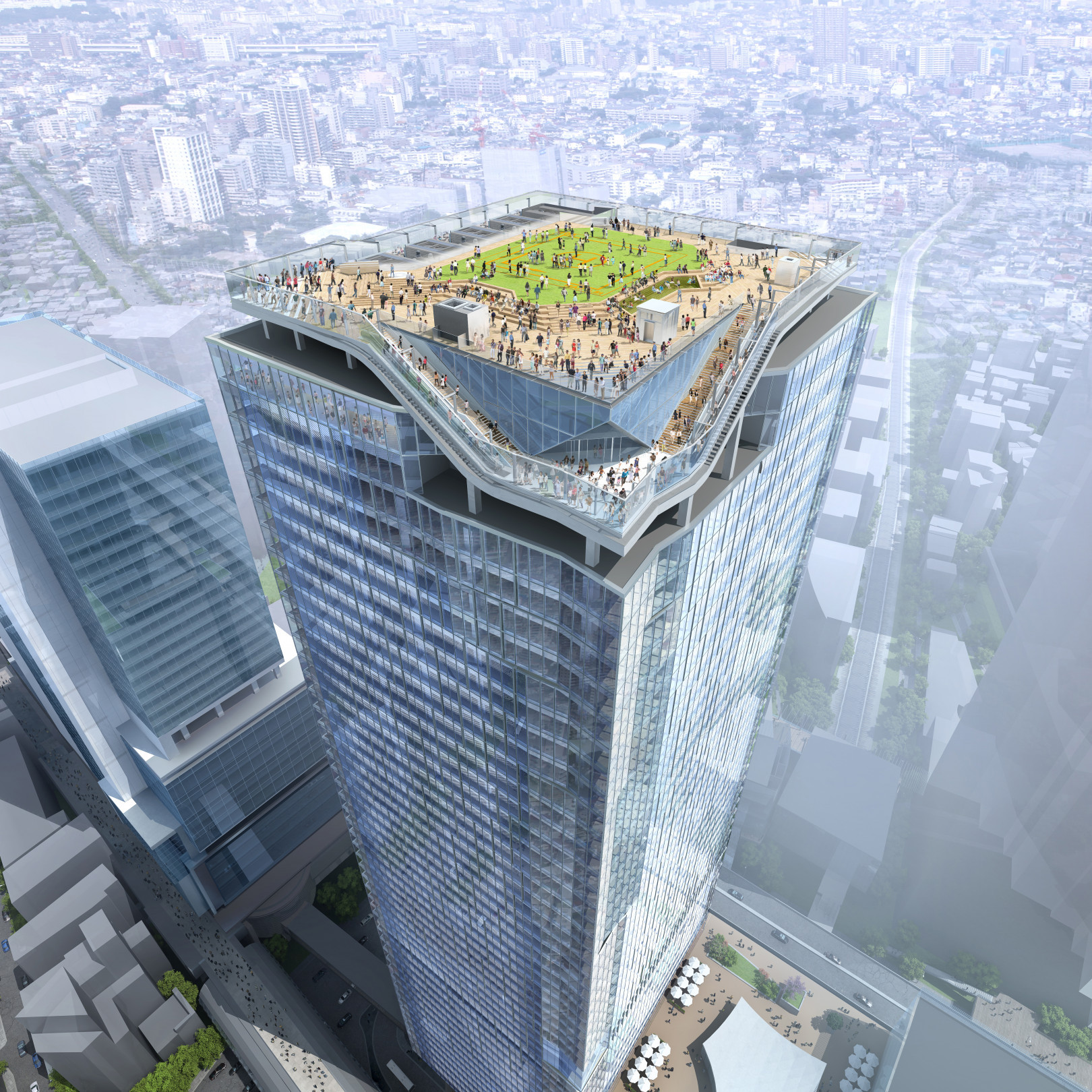 SHIBUYA SKY 俯瞰イメージ 渋谷駅街区共同ビル事業者