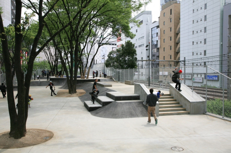 2000年代の宮下公園、スケート場（当時の様子）