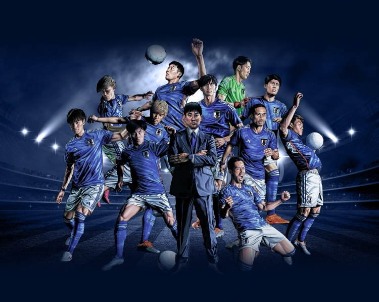 アーティスト 田村大氏によるサッカー日本代表選手のイラスト