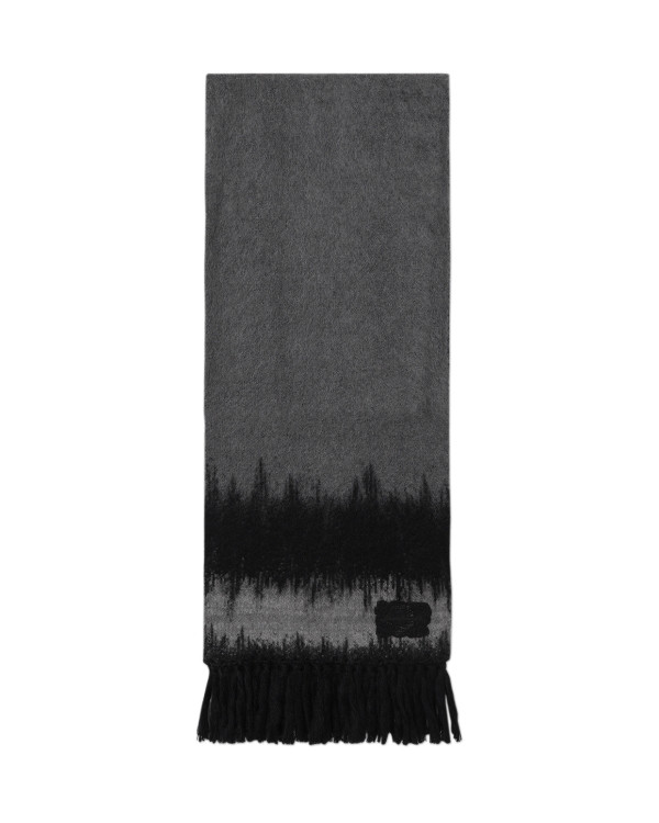 Wool Mohair Knitted Scarf 税込4万1,800円（Black）